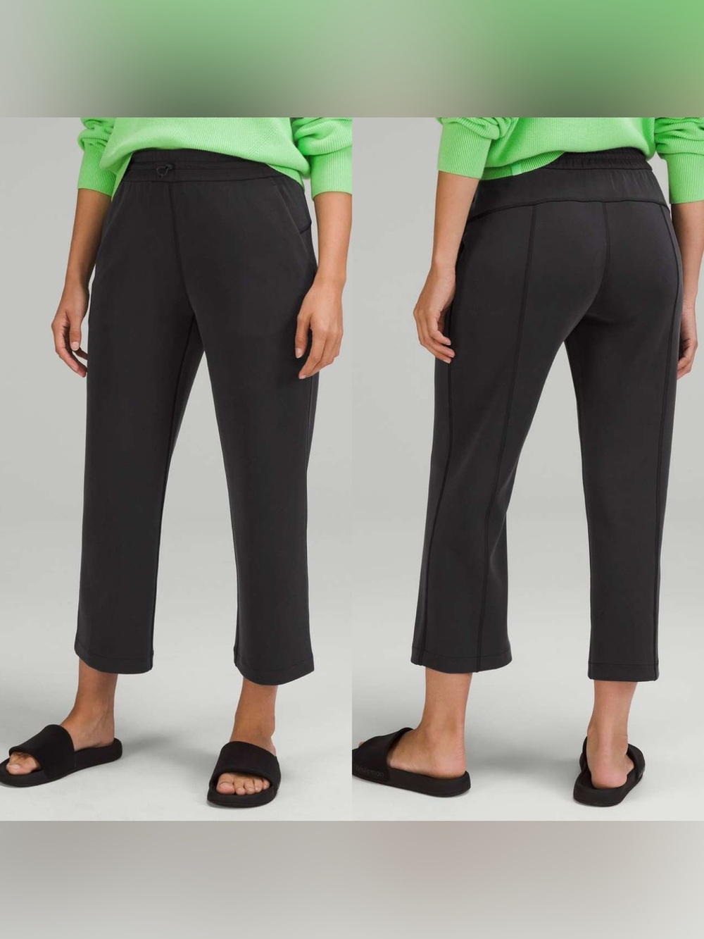 Lululemon Softstreme High Rise Straight Leg Crop Size 4